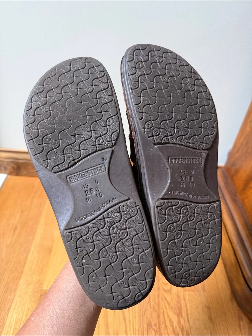 Birkenstock Fisherman Sandals Brown Leather Adjustable Buckle EU 43 US 10 Narrow